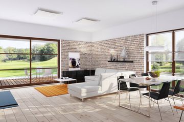  Projekt domu E-119 (WAX1021) - projekt domu parterowego - Zdjęcie 3