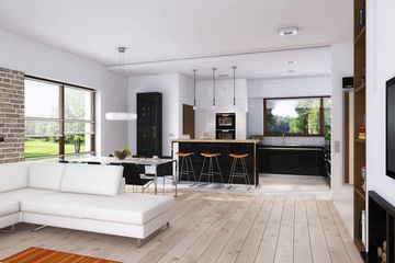  Projekt domu E-119 (WAX1021) - projekt domu parterowego - Zdjęcie 5