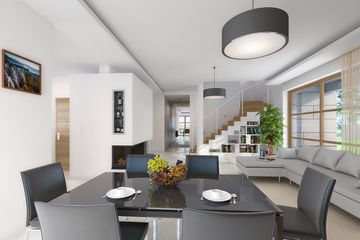  Projekt domu E-122 (WAX1024) - projekt domu z pełnym piętrem - Zdjęcie 5