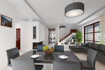  Projekt domu E-123 (WAX1025) - projekt domu z pełnym piętrem - Zdjęcie 5