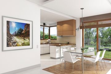  Projekt domu E-128 (WAX1029) - projekt domu parterowego z poddaszem - Zdjęcie 8