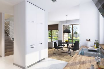  Projekt domu E-130 (WAX1031) - projekt domu z pełnym piętrem - Zdjęcie 3