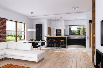  Projekt domu E-131 (WAX1032) - projekt domu parterowego - Zdjęcie 5