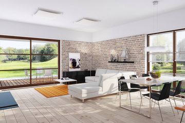  Projekt domu E-132 (WAX1033) - projekt domu parterowego - Zdjęcie 3