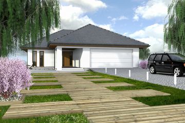  Projekt domu Arizona (BBE1030) - projekt domu parterowego - Zdjęcie 2