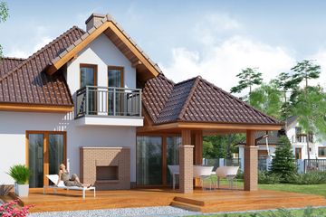  Projekt domu Celina 2 PS (WRW1216) - projekt domu parterowego z poddaszem - Zdjęcie 4