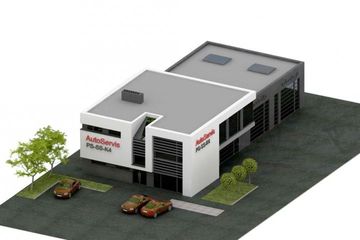  Projekt magazynu PS-SS-K4 (SLR1077) - projekt magazynu z pełnym piętrem - Zdjęcie 2