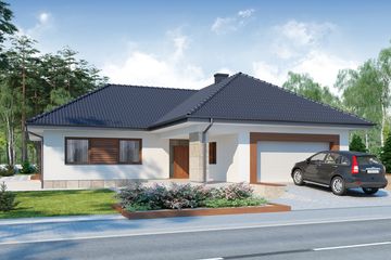  Projekt domu Jeremiasz 2 PS (WRW1218) - projekt domu parterowego - Zdjęcie 1