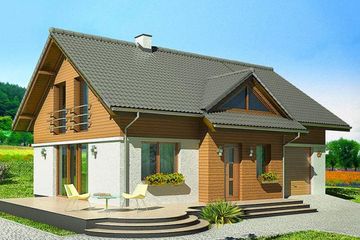  Projekt domu Amarillo (SLO1016) - projekt domu parterowego z poddaszem - Zdjęcie 1