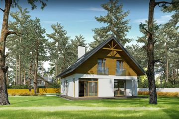  Projekt domu Felix II (BBG1008) - projekt domu parterowego z poddaszem - Zdjęcie 3