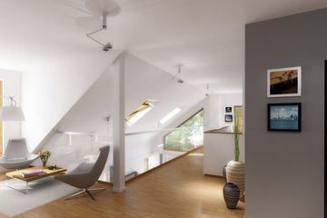 Projekt domu Wiktor - parterowy z poddaszem dom o powierzchni 187,60 m², dach dwuspadowy - ujęcie 5