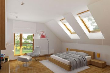  Projekt domu Beti (BBG1014) - projekt domu parterowego z poddaszem - Zdjęcie 5