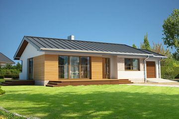  Projekt domu Olbia LMB105 (WRB1517) - projekt domu parterowego - Zdjęcie 1
