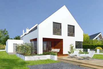 Projekt domu Garda II DCP310a - parterowy z poddaszem dom o powierzchni 170,79 m², dach dwuspadowy - ujęcie 3