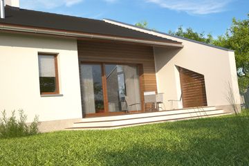  Projekt domu Franklin LMB101 (WRB1519) - projekt domu parterowego - Zdjęcie 3