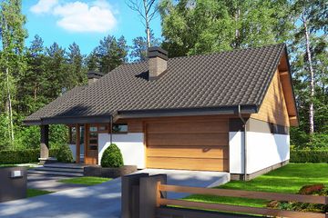  Projekt domu Maja 2G+ (BSB1093) - projekt domu parterowego - Zdjęcie 2
