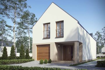 Projekt domu D102B (WAI1154) - projekt domu parterowego z poddaszem - Zdjęcie 3