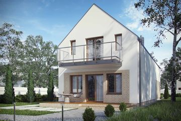  Projekt domu D102B (WAI1154) - projekt domu parterowego z poddaszem - Zdjęcie 4