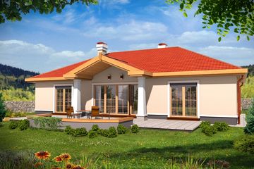  Projekt domu LENA A (WRD2038) - projekt domu parterowego - Zdjęcie 3