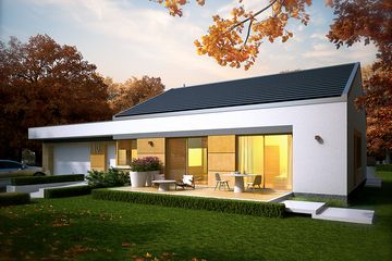  Projekt domu EX 11 G2 soft (wersja C) (WRC2467) - projekt domu parterowego - Zdjęcie 3