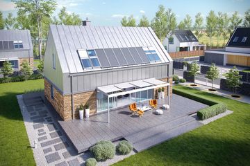  Projekt domu EX 16 soft (WRC2469) - projekt domu parterowego z poddaszem - Zdjęcie 1