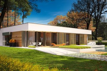  Projekt domu EX 7 soft (z wiatą) (WRC2472) - projekt domu parterowego - Zdjęcie 4