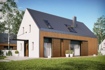  Projekt domu EX 14 soft energo (WRC2473) - projekt domu parterowego z poddaszem - Zdjęcie 3