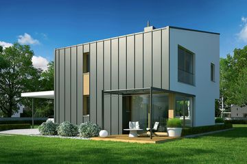  Projekt domu EX 12 soft (z wiatą) (WRC2474) - projekt domu z pełnym piętrem - Zdjęcie 3