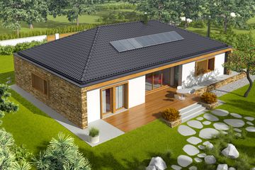  Projekt domu EX 8 G2 soft (wersja B) (WRC2476) - projekt domu parterowego - Zdjęcie 1