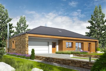  Projekt domu EX 8 G2 soft (wersja B) (WRC2476) - projekt domu parterowego - Zdjęcie 3