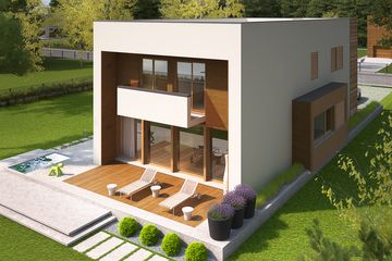  Projekt domu EX 5 G1 soft (WRC2478) - projekt domu z pełnym piętrem - Zdjęcie 1