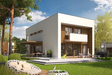  Projekt domu EX 5 G1 soft (WRC2478) - projekt domu z pełnym piętrem - Zdjęcie 2