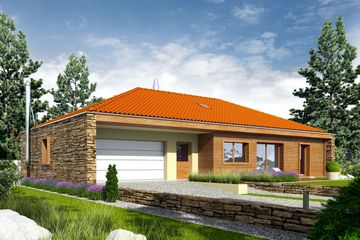  Projekt domu EX 8 G2 soft (wersja D) (WRC2479) - projekt domu parterowego - Zdjęcie 2