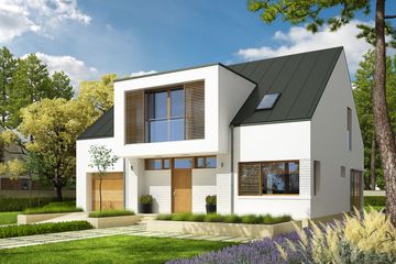  Projekt domu EX 9 G1 soft (wersja B) (WRC2481) - projekt domu parterowego z poddaszem - Zdjęcie 3