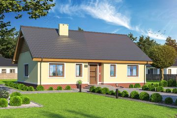  Projekt domu Talia (WOE1064) - projekt domu parterowego - Zdjęcie 1