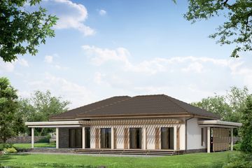  Projekt domu Szkwał 2 (BSA2015) - projekt domu parterowego - Zdjęcie 2