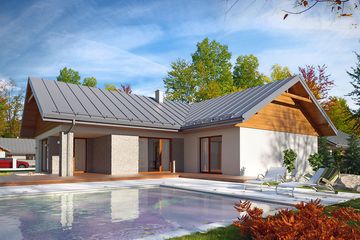  Projekt domu Arte (BSE1048) - projekt domu parterowego - Zdjęcie 2