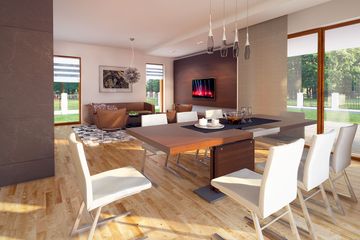  Projekt domu Kreo (BSE1040) - projekt domu parterowego - Zdjęcie 6