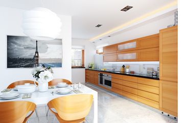 Projekt domu E11 economic - parterowy z poddaszem dom o powierzchni 103,56 m², dach dwuspadowy - ujęcie 5