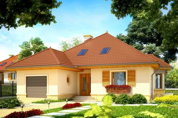  Projekt domu Impresja P (WRN1196) - projekt domu parterowego - Zdjęcie 1