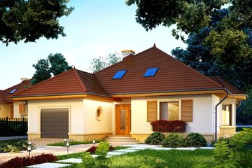  Projekt domu Impresja P (WRN1196) - projekt domu parterowego - Zdjęcie 2