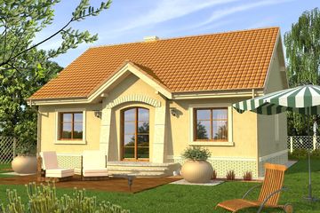  Projekt domu Jaspis P (WRN1197) - projekt domu parterowego - Zdjęcie 2