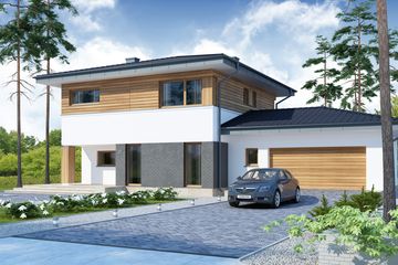  Projekt domu Faros 2 (WRW1220) - projekt domu z pełnym piętrem - Zdjęcie 2