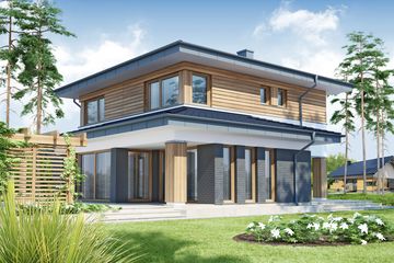  Projekt domu Faros 2 (WRW1220) - projekt domu z pełnym piętrem - Zdjęcie 3