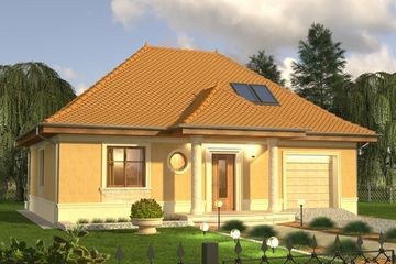  Projekt domu Arystokrata (WRN1213) - projekt domu parterowego z poddaszem - Zdjęcie 1