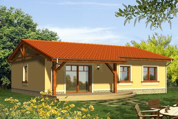  Projekt domu Niwa (WRN1215) - projekt domu parterowego - Zdjęcie 2