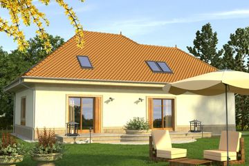 Projekt domu Belcanto (WRN1218) - projekt domu parterowego z poddaszem - Zdjęcie 2