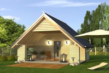  Projekt altany Altana 2 (WRN1231) - projekt altany parterowego - Zdjęcie 1