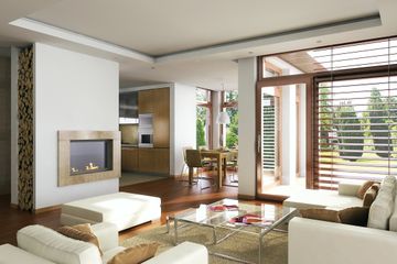  Projekt domu Dijon II DCP234a (WOB1105) - projekt domu parterowego z poddaszem - Zdjęcie 4