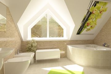  Projekt domu Tokio II DCP190a (WOB1041) - projekt domu parterowego z poddaszem - Zdjęcie 3